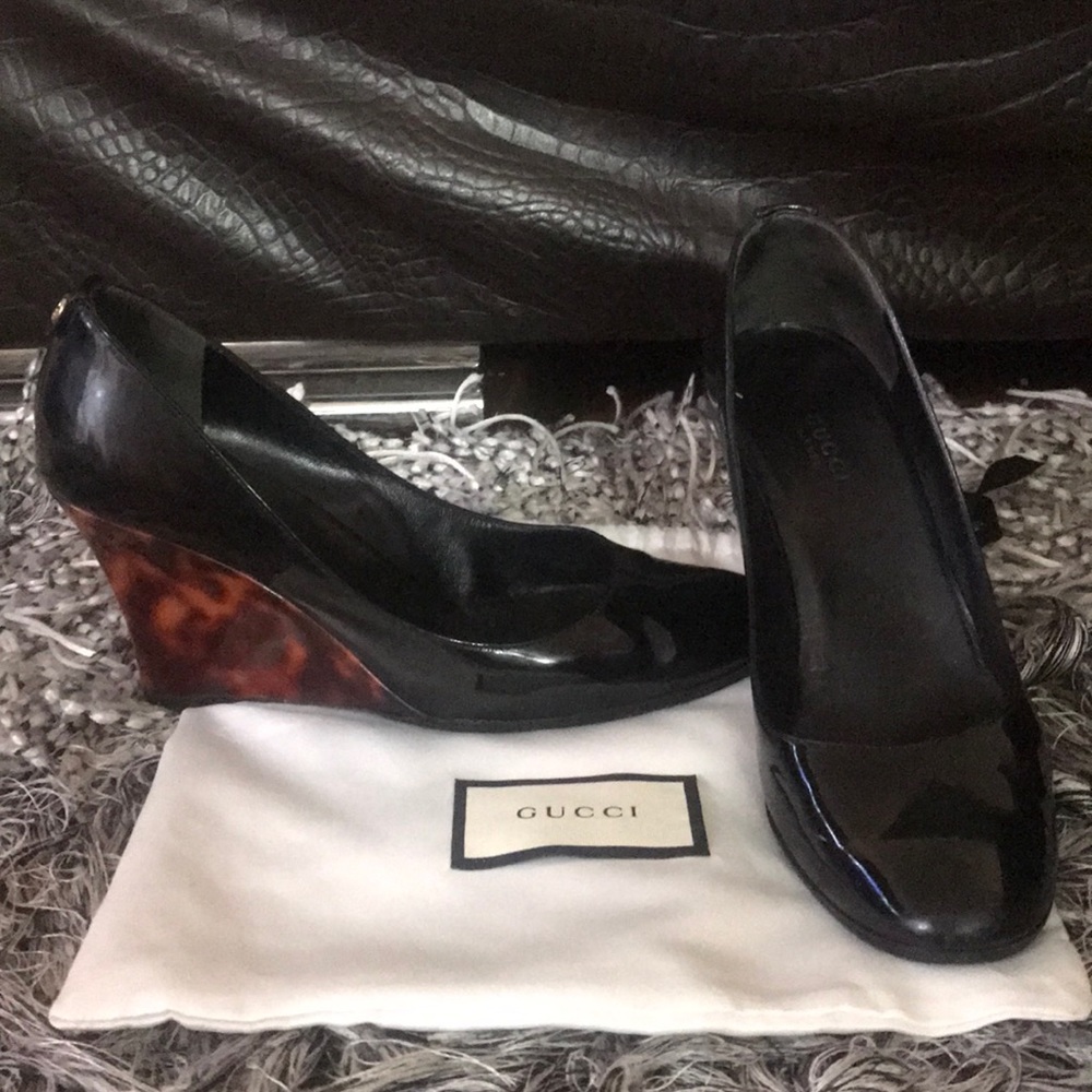 Gucci wedge shoes